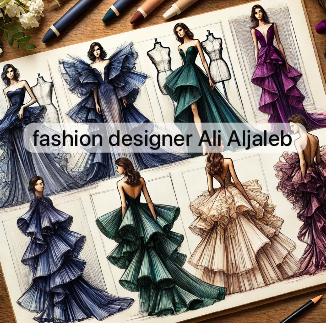 جلابية ستايل عربي